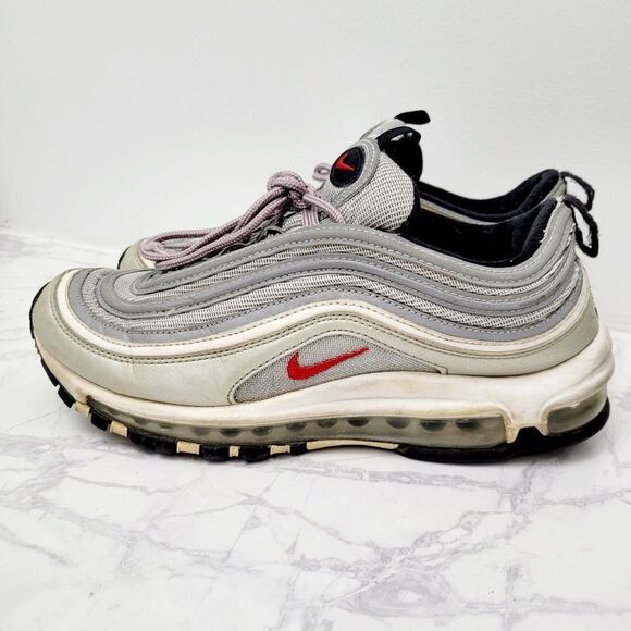 Nike Air Max 97 Silver Running Shoes Size: 8 US - Picture 1 of 9